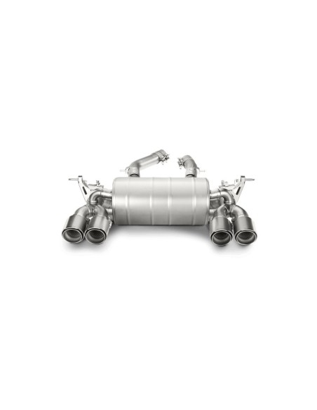 BMW M3 F80 Akrapovic Slip-On i Titan med Titan utblås