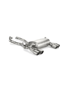 BMW M3 F80 Akrapovic Slip-On i Titan med Titan utblås