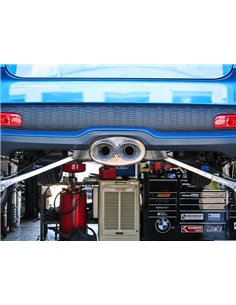 Mini Cooper Coupé S R58 Milltek Sport Cat-Back 2x Ovala JET utblås (passar ej JCW stötfångare) - Resonated (dämpad)