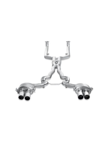 BMW M6 F12 / F13 Akrapovic Evolution System i Titan med Titan utblås