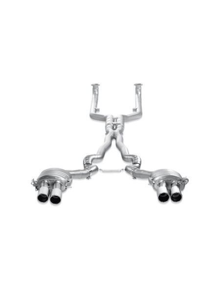 BMW M6 F12 / F13 Akrapovic Evolution System i Titan med Titan utblås