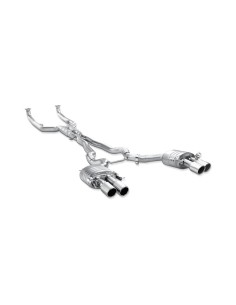 BMW M6 F12 / F13 Akrapovic Evolution System i Titan med Titan utblås 2