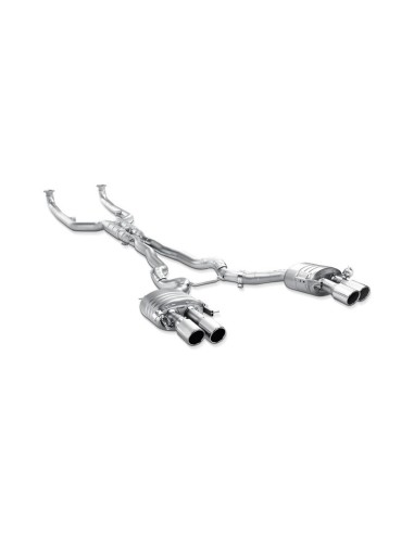 BMW M6 F12 / F13 Akrapovic Evolution System i Titan med Titan utblås