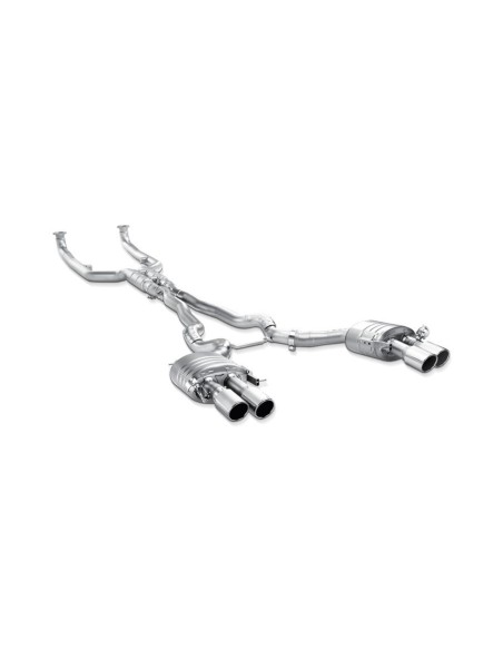 BMW M6 F12 / F13 Akrapovic Evolution System i Titan med Titan utblås
