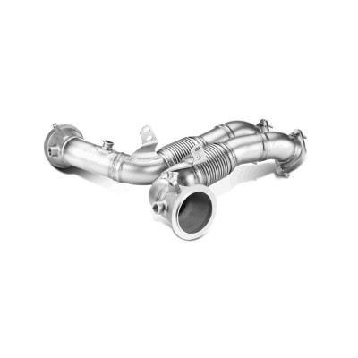 BMW X5M / X6M Akrapovic downpipes i rostfritt