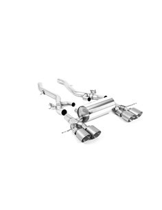 BMW M4 S58 G82/G83 Milltek Sport Axel-Back / Slp-on (måste kapas) 4x GT100 Titan utblås med avgasventiler