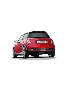 Mini Cooper S / JCW Akrapovic Evolution System i Rostfritt med Kolfiber utblås 2