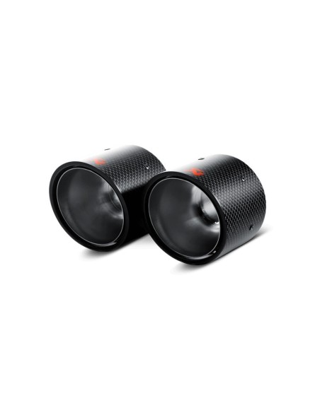 Mini Cooper S / JCW Akrapovic Evolution System i Rostfritt med Kolfiber utblås