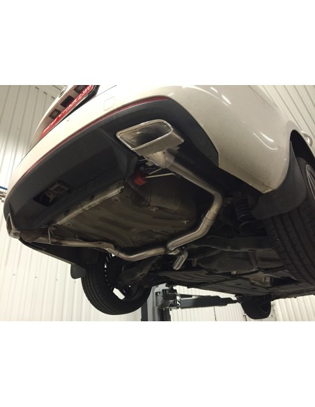 Skoda Octavia 2,0TDi RS (2WD) Milltek Sport Cat-Back Non-Resonated avgassystem med dubla utblås