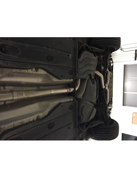 Skoda Octavia 2,0TDi RS (2WD) Milltek Sport Cat-Back Non-Resonated avgassystem med dubla utblås