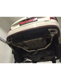 Skoda Octavia 2,0TDi RS (2WD) Milltek Sport Cat-Back Non-Resonated avgassystem med dubla utblås
