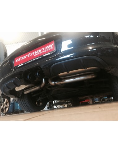 Porsche 987 Cayman 3,4 S Milltek Sport Cat-Back system utan bakre katalysatorer 2x svarta Special utblås