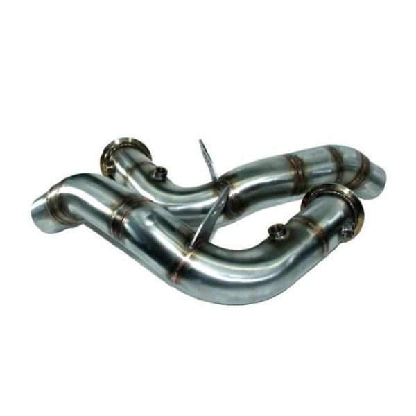 BMW M5 F10 S63 Evolution Racewerks downpipes utan katalysatorer