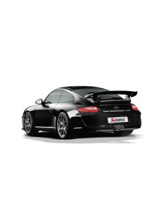 Porsche 997 GT3 Akrapovic Slip-On i Titan med Titan utblås 2