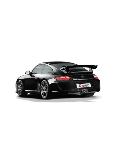 Porsche 997 GT3 Akrapovic Slip-On i Titan med Titan utblås