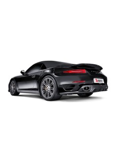 Porsche 991 Turbo / Turbo S Akrapovic Slip-on i Titan med Titan utblås 2