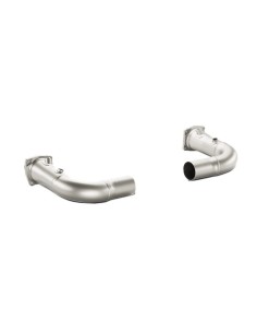 Porsche 991 Turbo / Turbo S Akrapovic Link-pipe utan katalysater i Titan 2