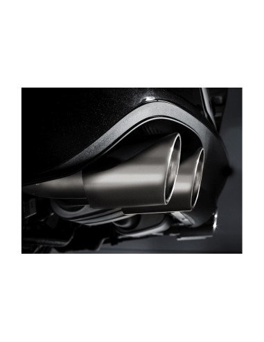 Porsche 991 Carrera Akrapovic Slip-on i Titan med Titan utblås
