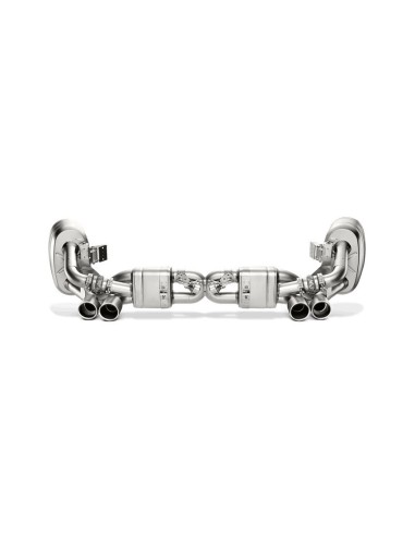 Porsche 991 Carrera Akrapovic Slip-on i Titan med Titan utblås