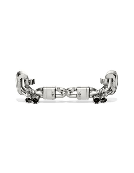 Porsche 991 Carrera Akrapovic Slip-on i Titan med Titan utblås