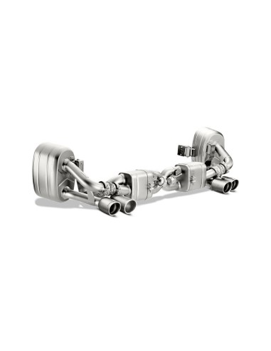 Porsche 991 Carrera Akrapovic Slip-on i Titan med Titan utblås