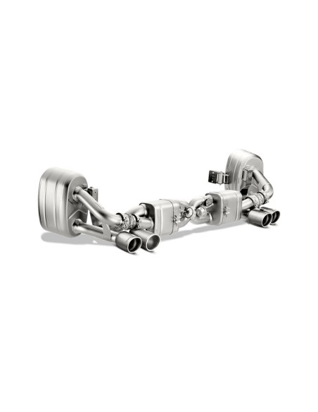 Porsche 991 Carrera Akrapovic Slip-on i Titan med Titan utblås