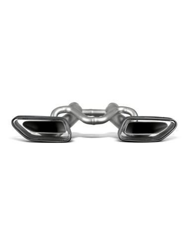 McLaren S650 Akrapovic Slip-On i Titan med kolfiber utblås