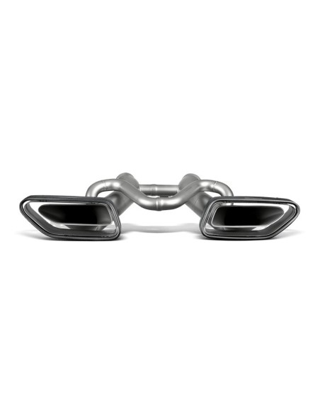 McLaren S650 Akrapovic Slip-On i Titan med kolfiber utblås