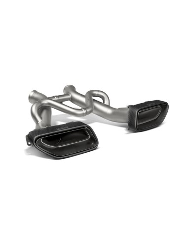 McLaren S650 Akrapovic Slip-On i Titan med kolfiber utblås