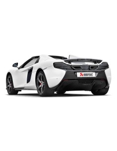 McLaren S650 Akrapovic Slip-On i Titan med kolfiber utblås 2