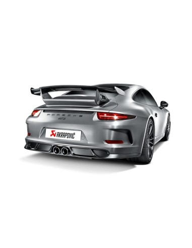 Porsche 991 GT3 Akrapovic kolfiber diffuser