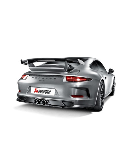 Porsche 991 GT3 Akrapovic kolfiber diffuser